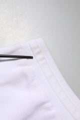 Dolce & Gabbana White Cotton Stretch Jogger Sweatpants Pants