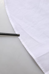 Dolce & Gabbana White Cotton Collared Shirt Long Sleeve Top