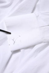 Dolce & Gabbana White Cotton Collared Shirt Long Sleeve Top