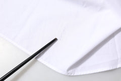 Dolce & Gabbana White Cotton Collared Shirt Long Sleeve Top