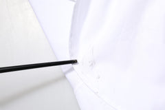 Dolce & Gabbana White Cotton Collared Shirt Long Sleeve Top