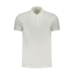 Calvin Klein Bianco Cotton Men Polo