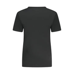 Converse Black Cotton Women T-Shirt