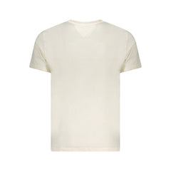 Tommy Hilfiger Beige Cotton Men T-Shirt