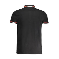 Cavalli Class Black Cotton Men's Polo Shirt