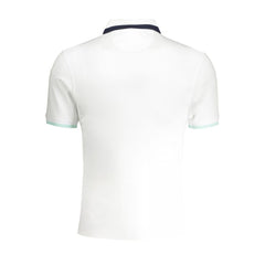 La Martina White Cotton Men Polo Shirt