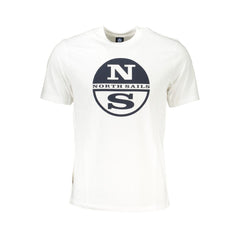 North Sails Bianco Cotton Men T-Shirt