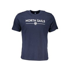 North Sails Blue Cotton Men's T-Shirt