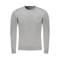 Cavalli Class Grigio Viscosa Men's Sweater