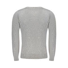 Cavalli Class Grigio Viscosa Men's Sweater