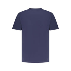 North Sails Blue Cotton Men T-Shirt