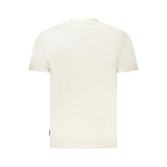 Napapijri White Cotton Men T-Shirt