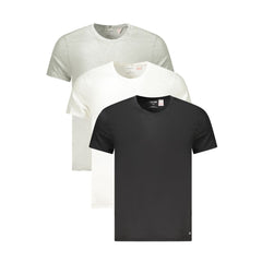 Calvin Klein Gray Cotton Men T-Shirt