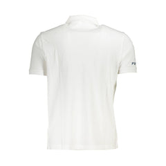 La Martina White Cotton Polo Shirt