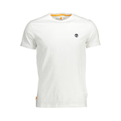 Timberland White Organic Cotton Men T-Shirt