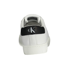 Calvin Klein White Recycled Polyester Men Sneaker