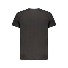 Tommy Hilfiger Black Cotton Men T-Shirt
