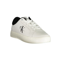 Calvin Klein Bianco Polyurethane Men Sneaker