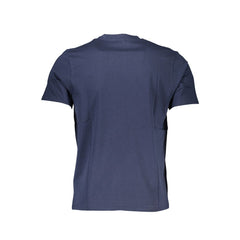 North Sails Blue Cotton Men T-Shirt