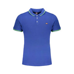 Norway 1963 Blue Cotton Men Polo Shirt