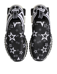 Dolce & Gabbana Black White Sorrento Low Top Sneakers Shoes