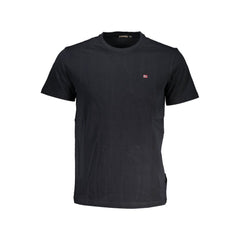 Napapijri Black Cotton T-Shirt