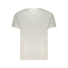 Tommy Hilfiger White Cotton Men T-Shirt