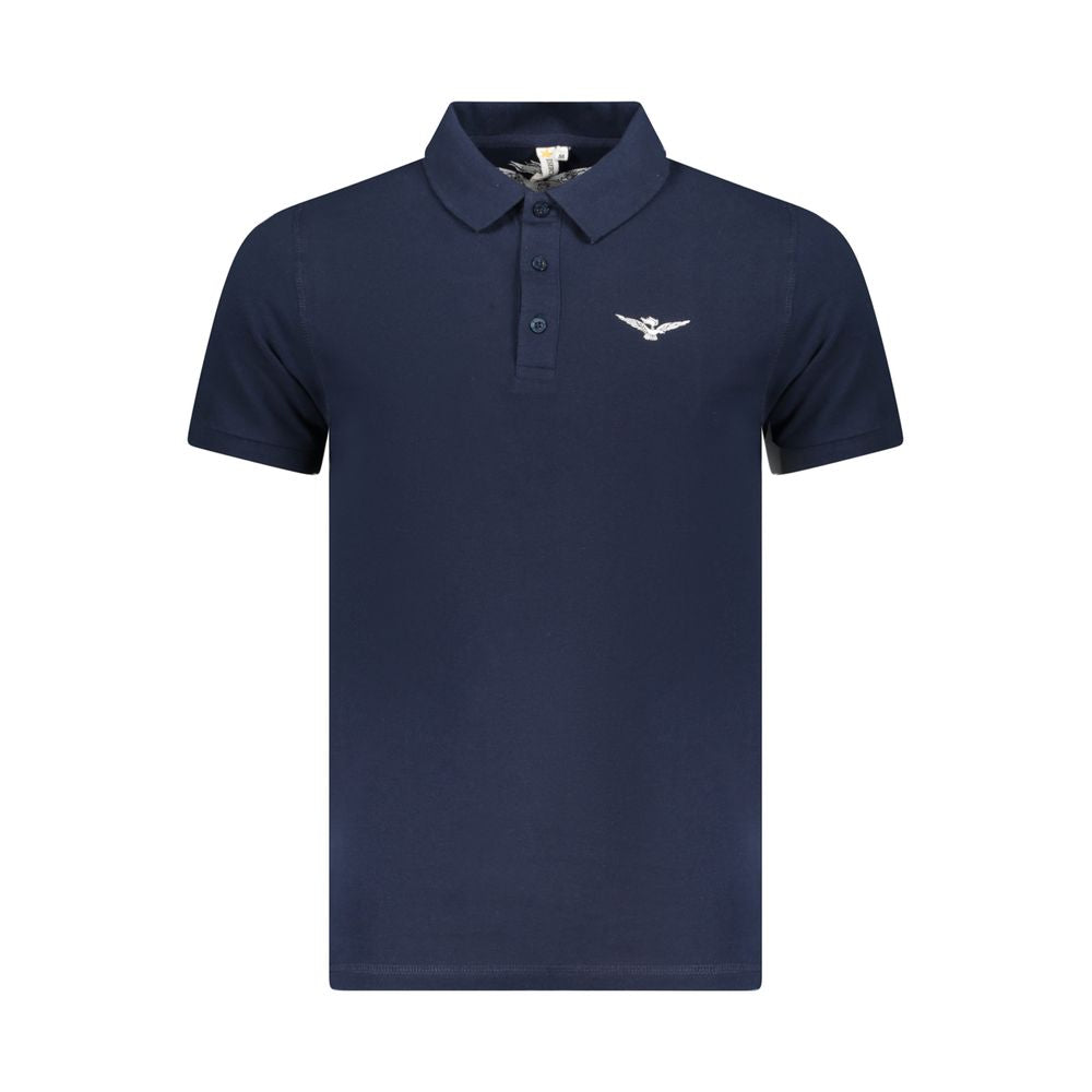 Accademia Militare Blue Cotton Polo Shirt