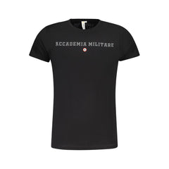Accademia Militare Black Cotton T-Shirt