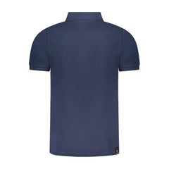 Accademia Militare Blue Cotton Polo Shirt