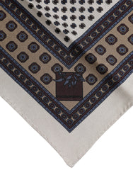 Dolce & Gabbana Multicolor Patterned Square Men Foulard Scarf
