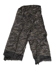 Dolce & Gabbana Camouflage Neck Warmer Wrap Foulard Scarf