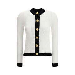Balmain Contrast trim Cardigan