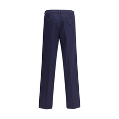 Prada Blue Cotton Chino Pants