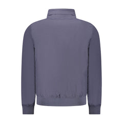 K-WAY Blue Nylon Men Jacket