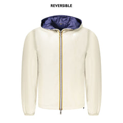 K-WAY Beige Nylon Men Jacket