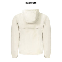 K-WAY Beige Nylon Men Jacket