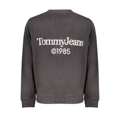 Tommy Hilfiger Black Cotton Men Sweater
