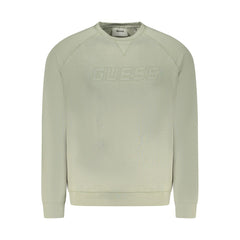 Guess Jeans Green Cotton Men Sweater