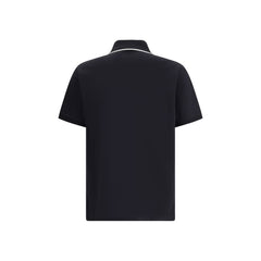 Gucci Black Cotton Polo Shirt
