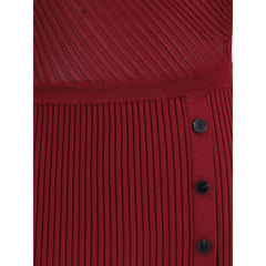 Self-Portrait Ribbed midi Dress