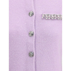 Self-Portrait Jeweled Cardigan