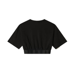 Comme Des Fuckdown Black Cotton Women T-Shirt