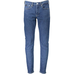 Calvin Klein Blue Cotton Men Jeans