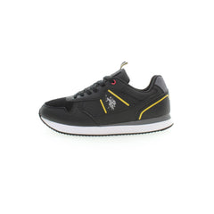 U.S. POLO ASSN. Black Polyurethane Men Sneaker