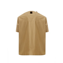 Emporio Armani Brown Cotton T-Shirt