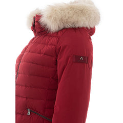Peuterey Bordeaux Polyester Jackets & Coat