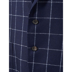 Malo Blue Wool Blazer