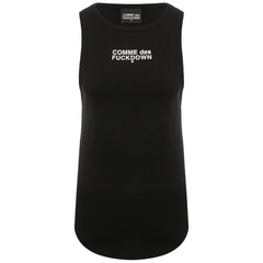 Comme Des Fuckdown "Black Cotton Women Tank Top"
