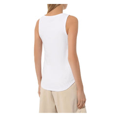 Comme Des Fuckdown White Cotton Women Top